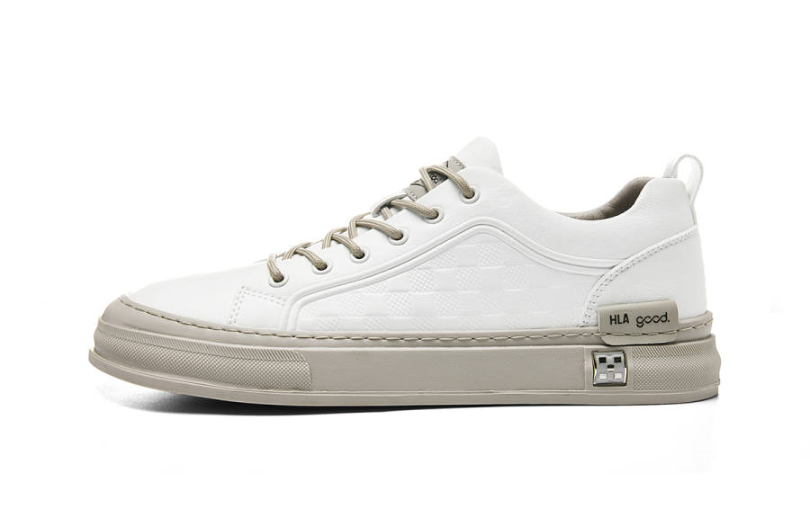 HLA HLA Microfiber Leather Low top Skateboard Shoes Men's