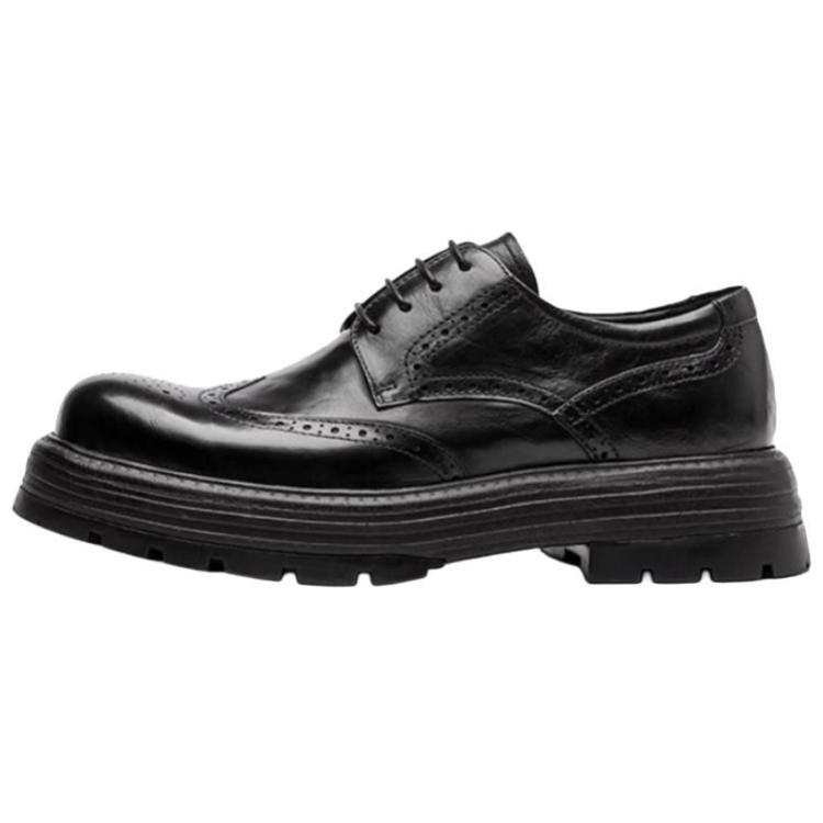 Satchi Cow Leather Men's Casual Shoes Men's Black