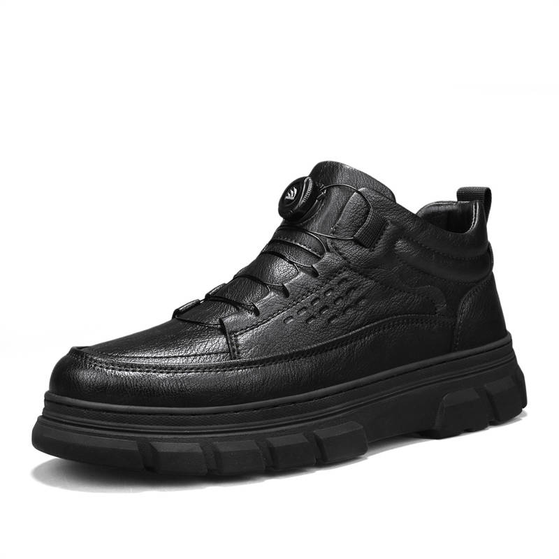 YEARCON Synthetic Leather Mid top Abrasion Resistant Mountaineering Men's