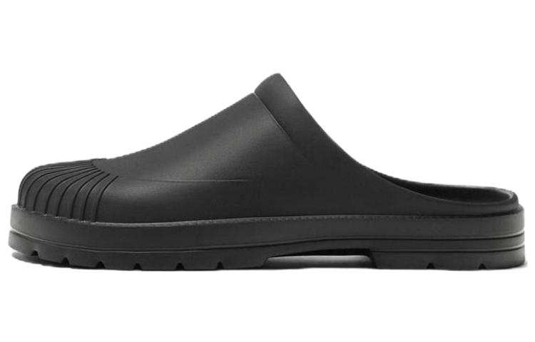 ZARA ZARA Closed Toe Slippers Men's Black