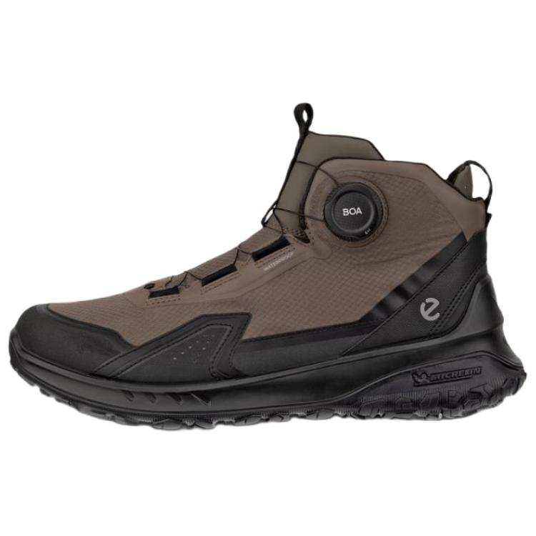 Ecco Ult Trn Abrasion Resistant Short Outdoor Boots Men's Brown