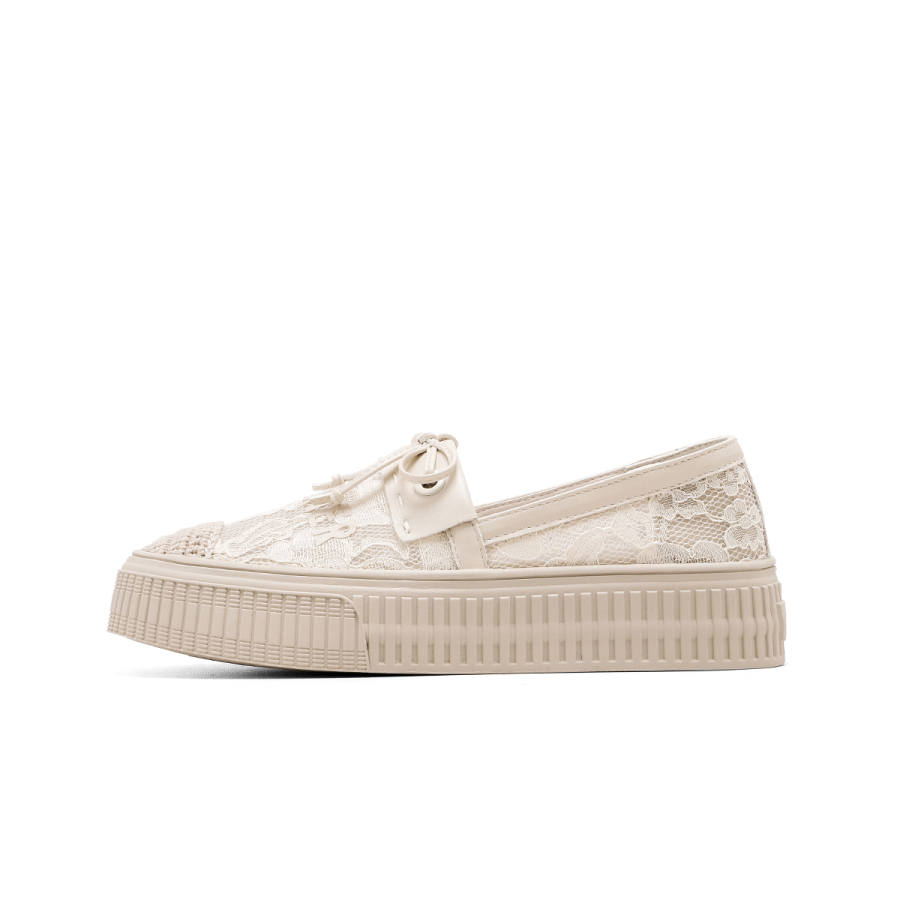 C°BANNER Casual Shoes Women's Low Top Apricot/Black