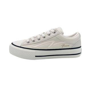 QIANJIN Slip Resistant, Breathable, Lightweight Mid top Canvas Shoes Women's White
