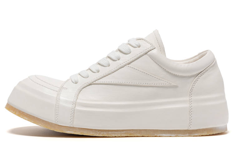 Viplander Leather Athleisure Skateboard Shoes Women's White