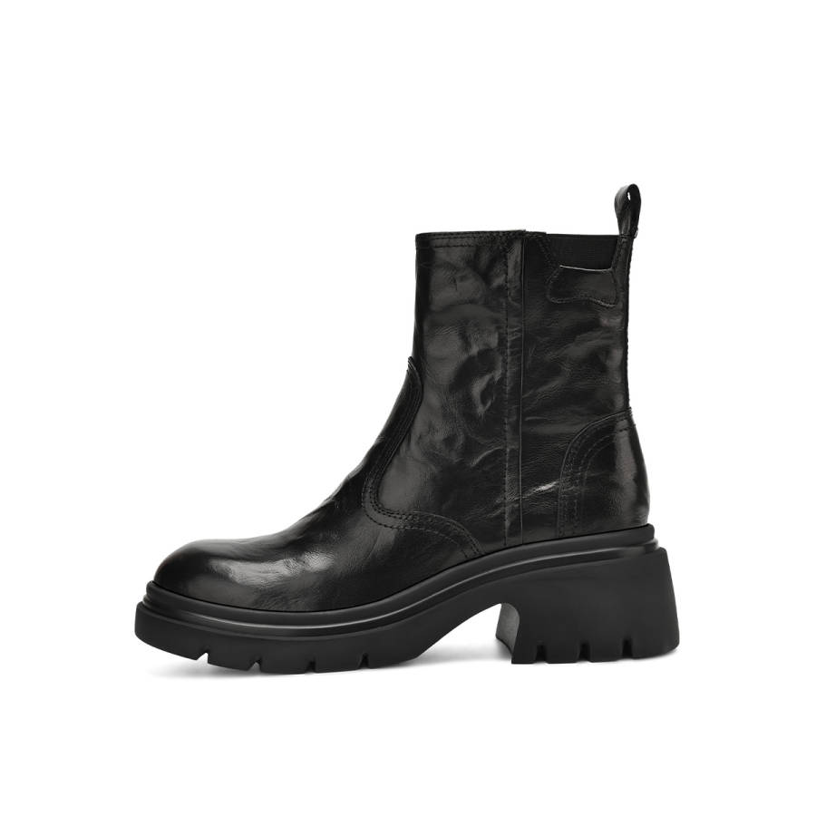 Rosa Bianca Cow Leather Fashionable, Comfortable, And Versatile With Fleece Lining Ankle Boots Women's