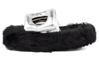 LASTLAZY Rubber Sole Slide Slippers Unisex Silver
