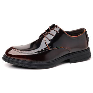 SHUPATE Dress Shoes Men's Low Top Brown/Black