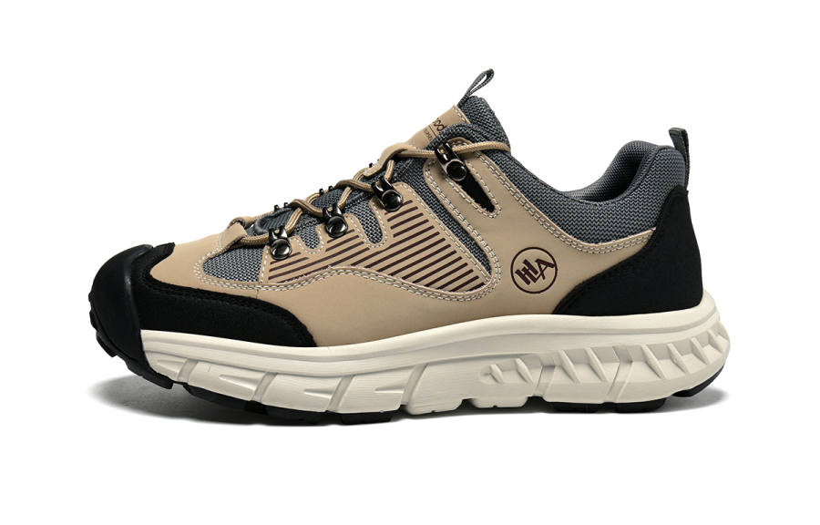 HLA HLA Work Boots Men's Low Top Gray/Black Brown