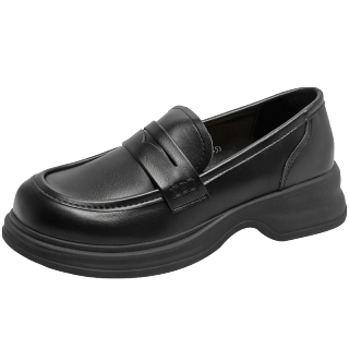 DUSTO Loafers Women's Black, Beige