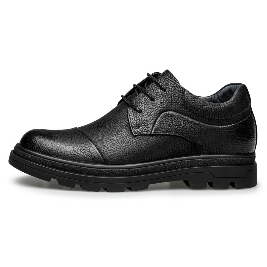 ZRO Casual Leather Shoes Men's Mid Top Black, Brown