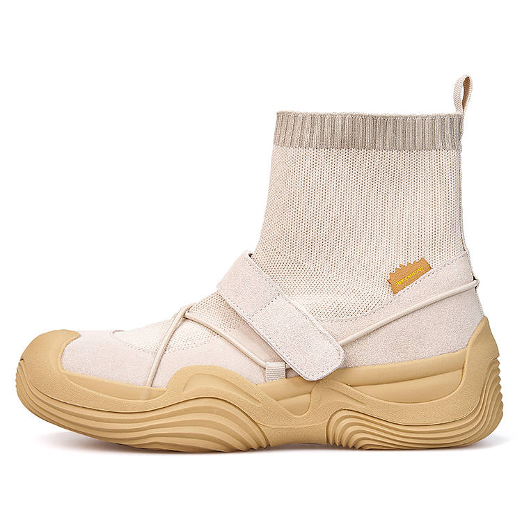 Joy&Mario Ankle Boots Women's Beige/Dark Gray