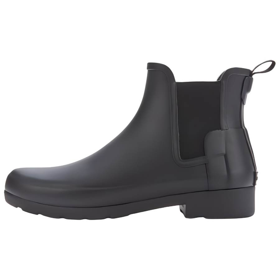 HUNTER HUNTER Short Chelsea Boots Women's Black