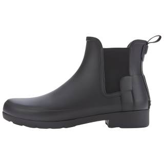 HUNTER Short Chelsea Boots Women's Black