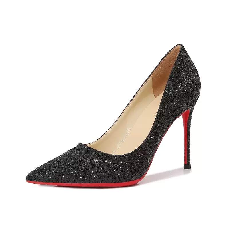 MIZAIJIA Slim Heel High Heels 8cm Women's Black