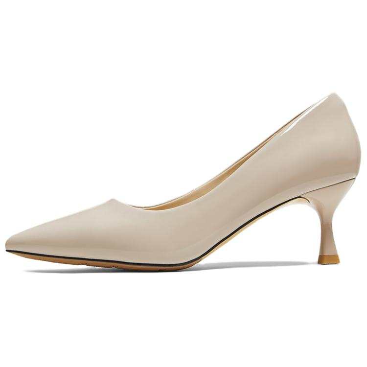 BASTO Cow Leather Slim Heel High Heels Women's