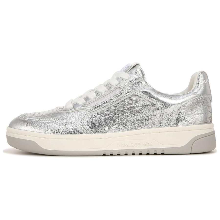 SAM EDELMAN SAM EDELMAN Artificial Leather Low top Skateboard Shoes Women's Silver