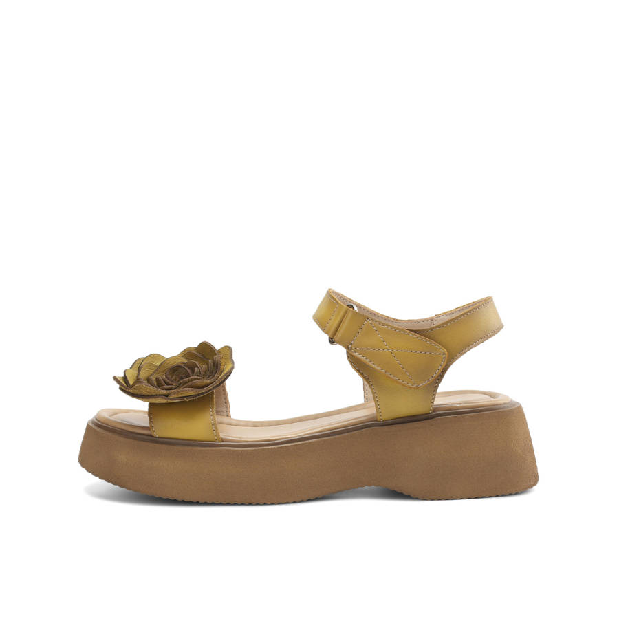 BOERDIQI Cow Leather One Strap Sandals Women's