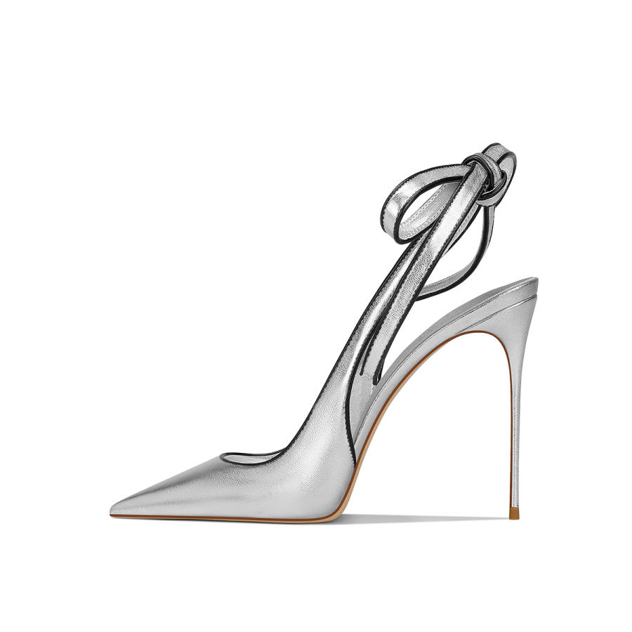 YUTIANAI Sheepskin Slim Heel High Heels Women's