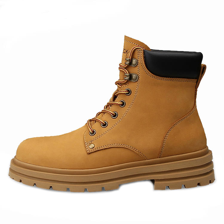 BECK Top Grain Cow Leather Short Combat Boots 4cm Women's