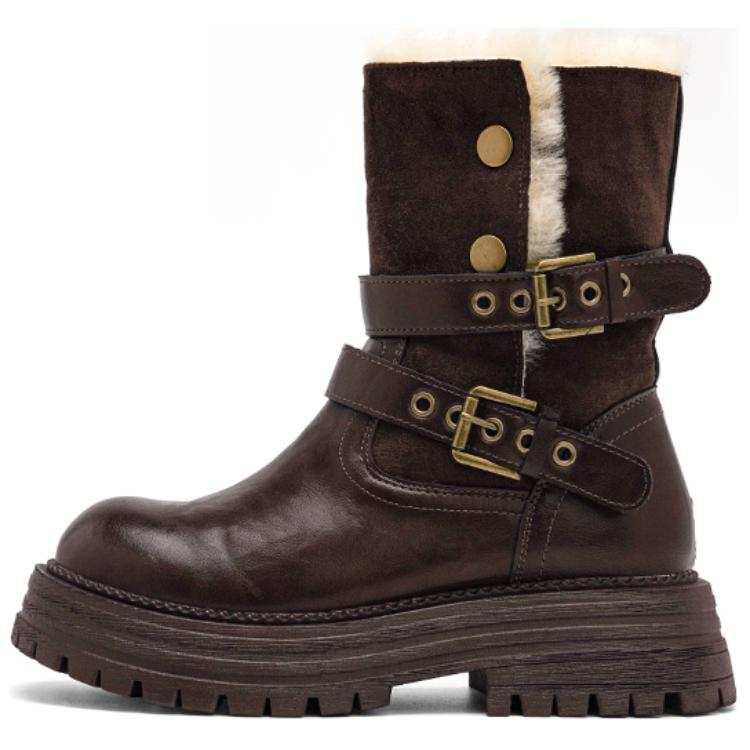 UNCLEWEN Manuela Thermal Height Increasing Slip Resistant Short Snow Boots Women's