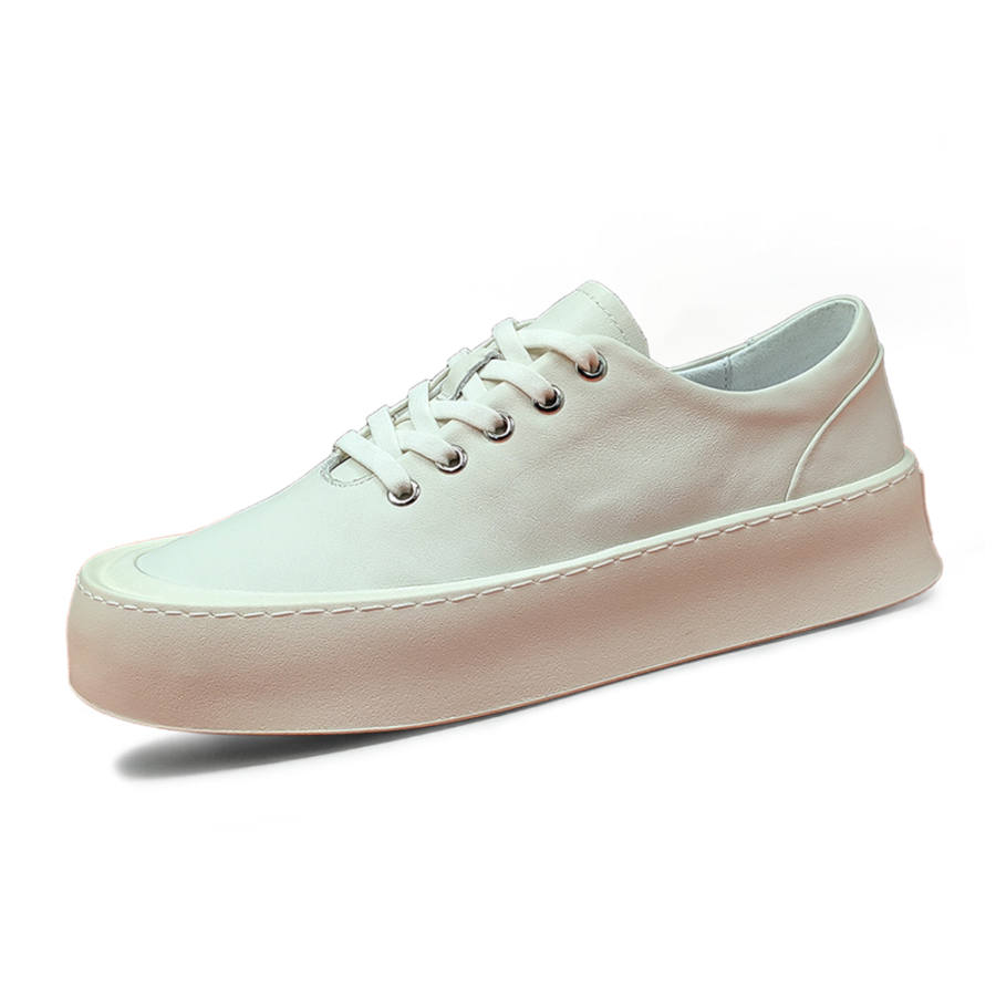 SENJIALUO Top Grain Cow Leather Height Increasing Abrasion Resistant Lightweight Slip Resistant