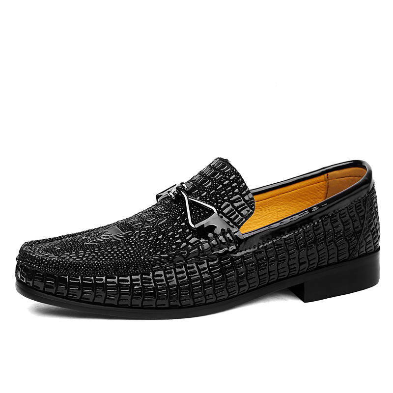 GONGNIULEITING Top Grain Cow Leather Casual Shoes Men's