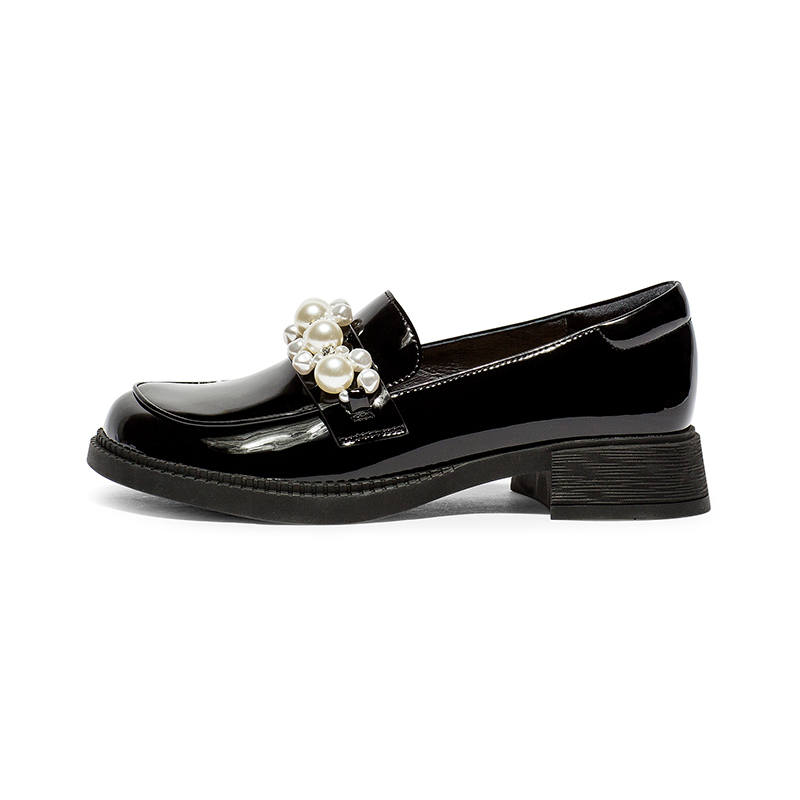Coup De Foudre Top Grain Cow Leather Platform Shoes 3.5cm Women's