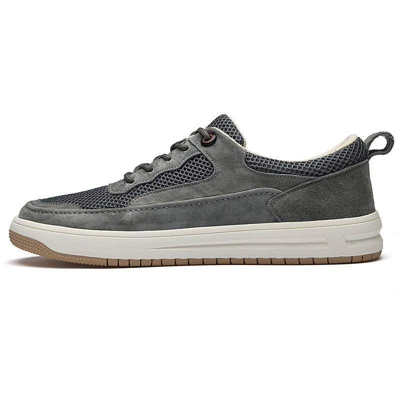 YINGLUNQISHI Low top Skateboard Shoes Men's Gray