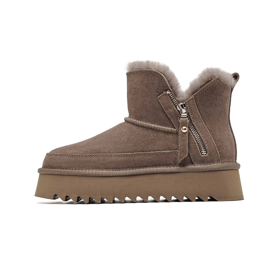 EBLAN EBLAN Snow Boots Women's Olive