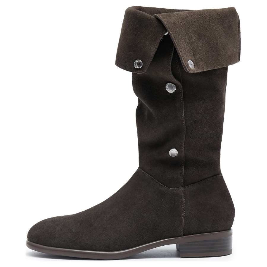 Staccato Hobo Pastoral Cow Split Leather Knee high Boots Women's