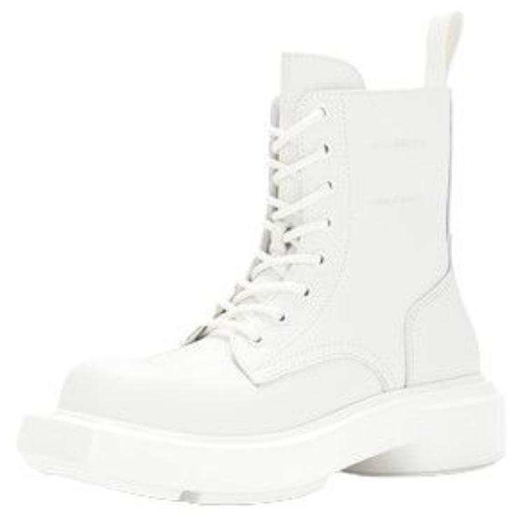 CHOCO CONCERT CHOCO CONCERT Cow Leather Short Combat Boots Unisex