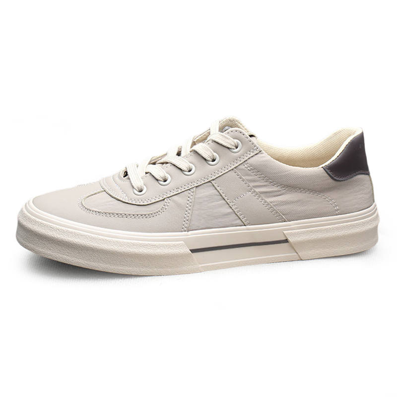 SENJIALUO Canvas Shoes Men's Low Top Black