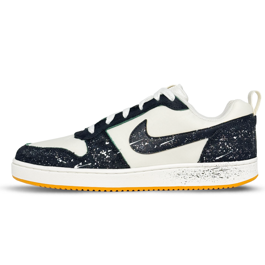 Nike Nike Court Borough Abrasion Resistant Low top Skateboard Shoes Men's Black White