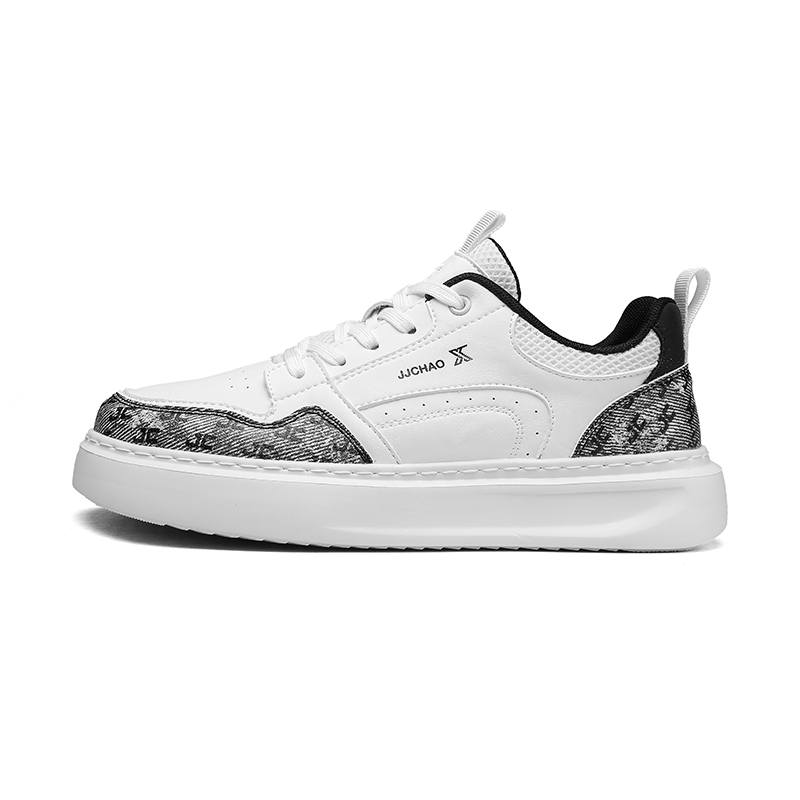 SENGUIBUCK Microfiber Leather Versatile Low top Skateboard Shoes Men's