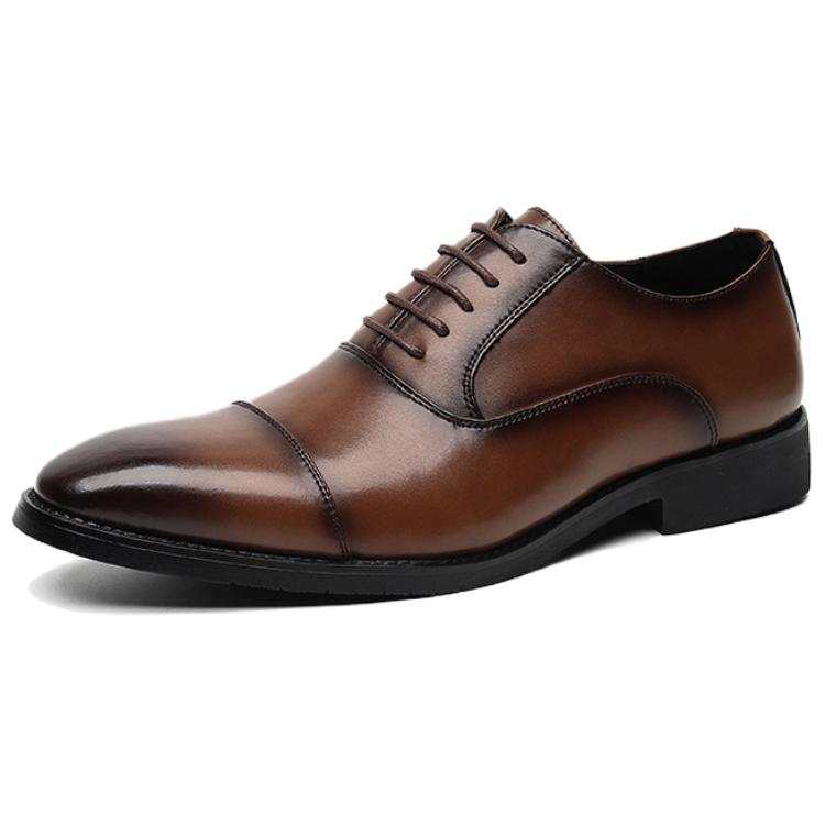WEISHIBANGWEI WEISHIBANGWEI Cow Split Leather Dress Shoes Men's