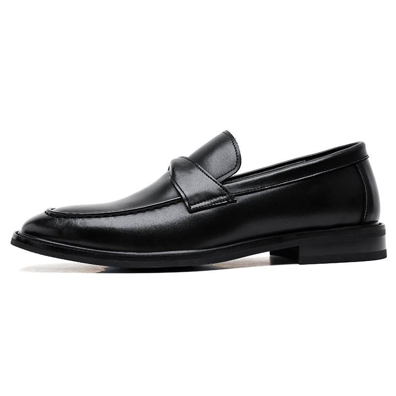 LUOMENG Men's Casual Shoes Men's Low Top Black