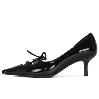 CICIFOR Patent Leather Slim Heel High Heels 6CM Women's