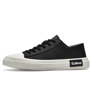 Cabbeen Versatile Synthetic Leather Lightweight Breathable Lightweight And Breathable Low top Skateboard Shoes Men's