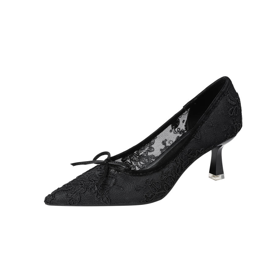 TATAYA Mesh Slim Heel High Heels Women's