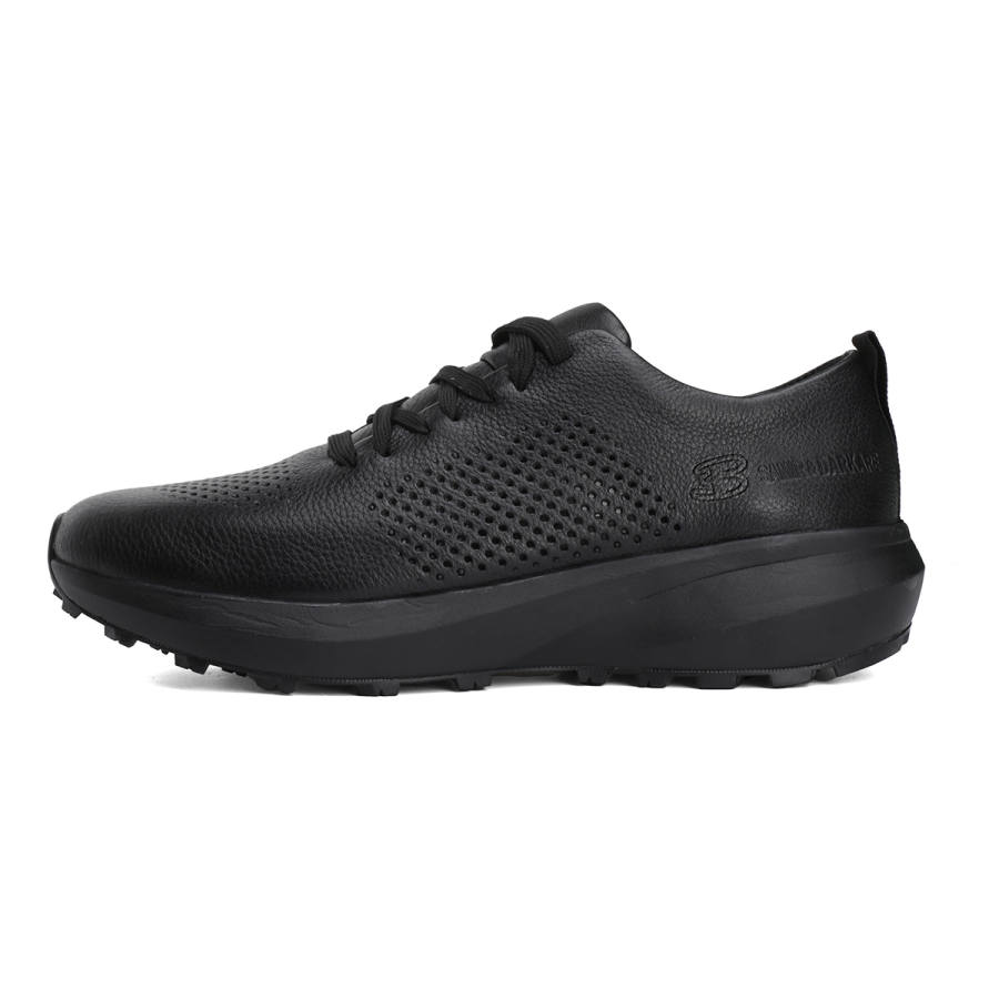 BEN SHERMAN Top Grain Cow Leather Low top Casual Shoes Men's Black