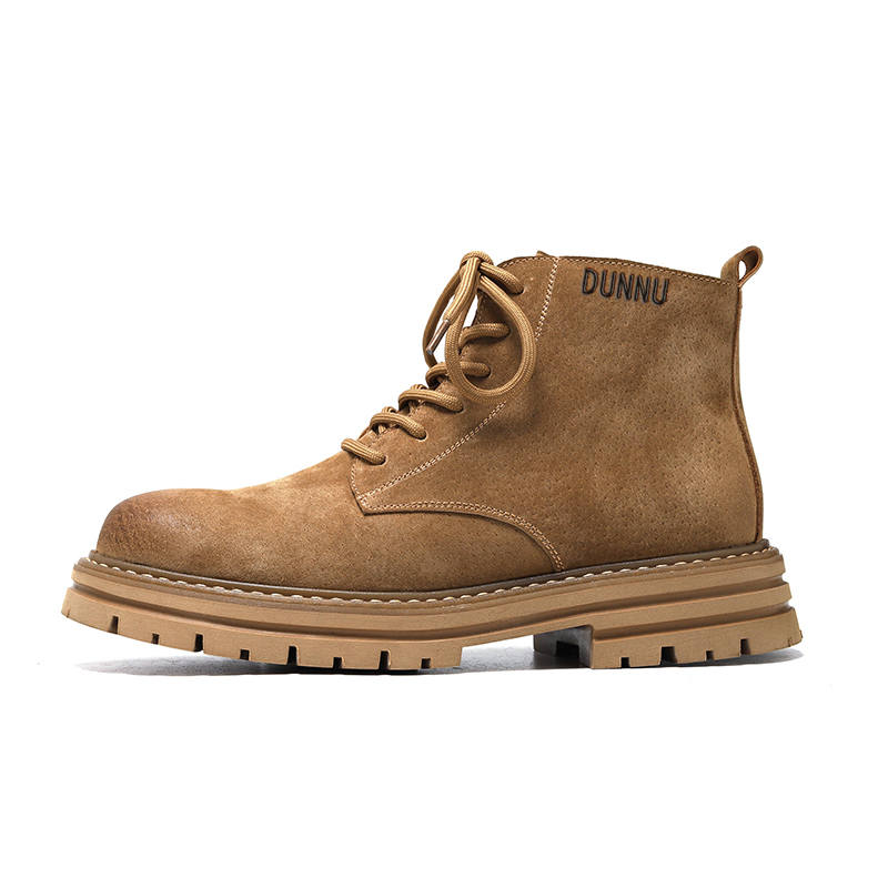 DUNNU DUNNU Combat Boots Men's Gray