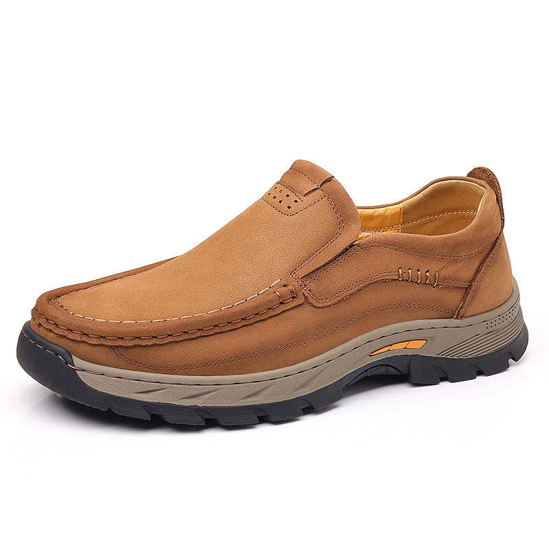 KAQIAODI Casual Leather Shoes Men's Low Top