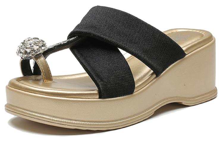 DUSTO Beach Sandals Women's Apricot/Gold/Black/Silver