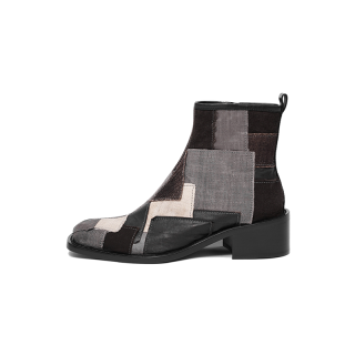 SYMBOLS OF LIGHT Ankle Boots Women's Gray