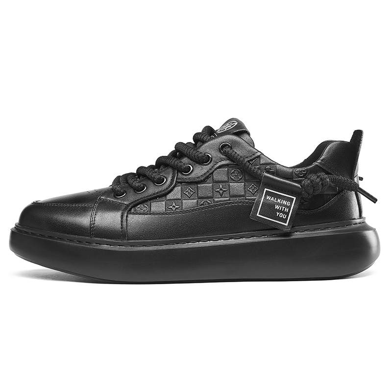 KANGNAI Cow Leather Low top Skateboard Shoes Men's