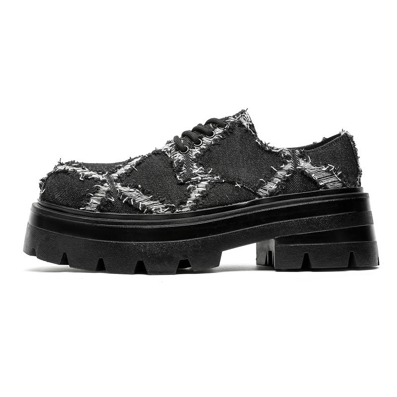 ZHENRAN ZHENRAN Microfiber Leather Casual Shoes Men's Black