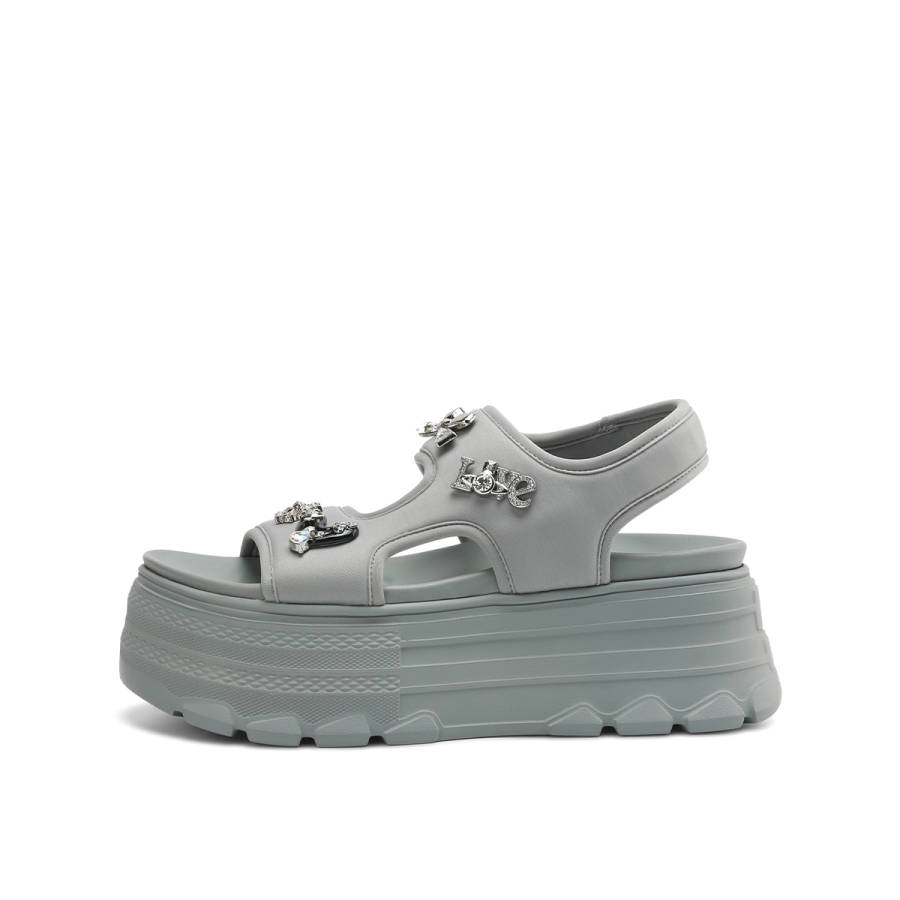 Rosa Bianca Fabric Beach Sandals Women's
