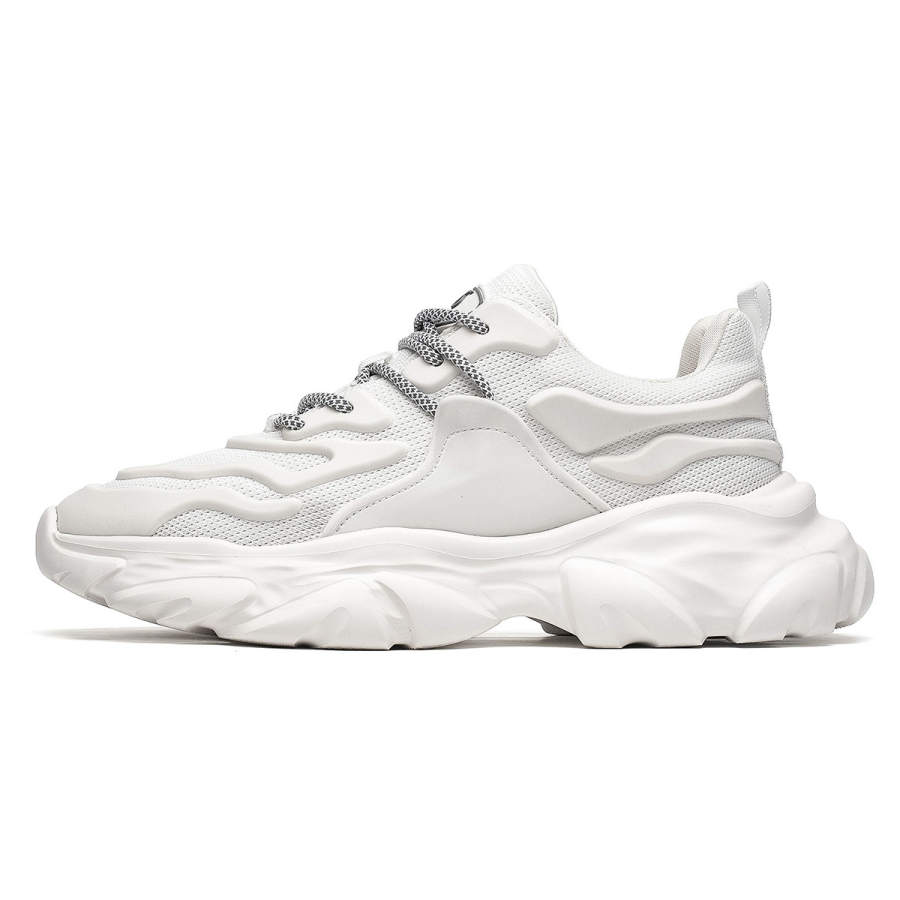 15 MINS 15 MINS Chunky Sneakers Men's Low Top White