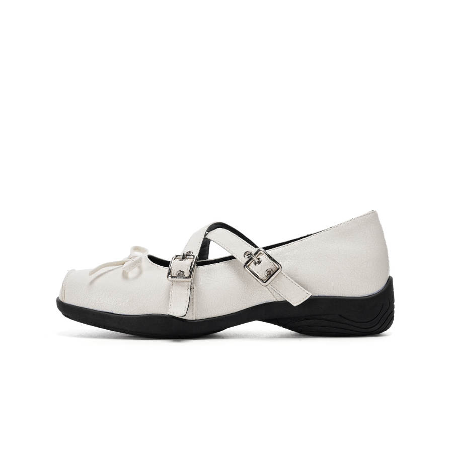 EBLAN EBLAN Mary Jane Shoes Women's White