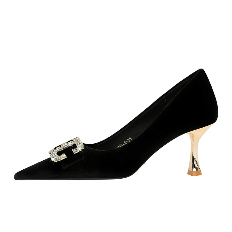 QITUMAUL Slim Heel High Heels Women's